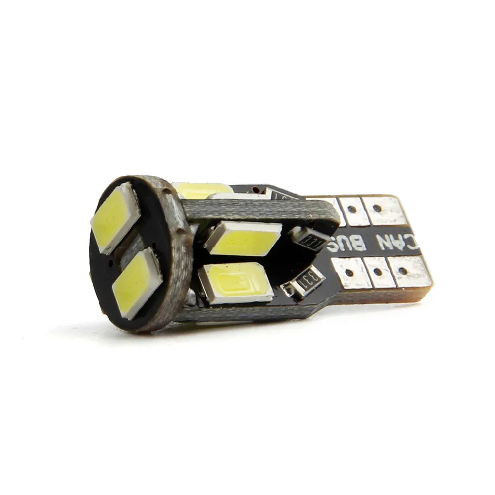 Теплый белый T10 10smd 5630 Светодиодный автомобильный светильник Canbus SMD светодиодный лампа головной светильник s для honda Для toyota для bmw x3 x5 для Volvo