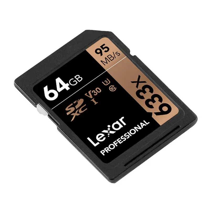 Lexar sd card 64 gb 633x карты памяти Class10 U3 SDXC карт Гб 4 K видео memoria carte memoire для Canon Nikon camera