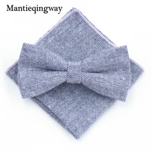 Mantieqingway Имитация шерсти бабочка Карманный платок комплекты носовых платков для мужчин полиэстер Тощий мужской галстук-бабочка карманный набор полотенец