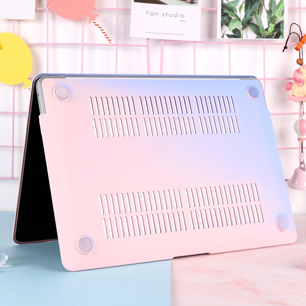  2019 Fashion Best Hard Shell Case with beautiful Keyboard cover For Macbook Air 13 2018 Pro 13 15 R