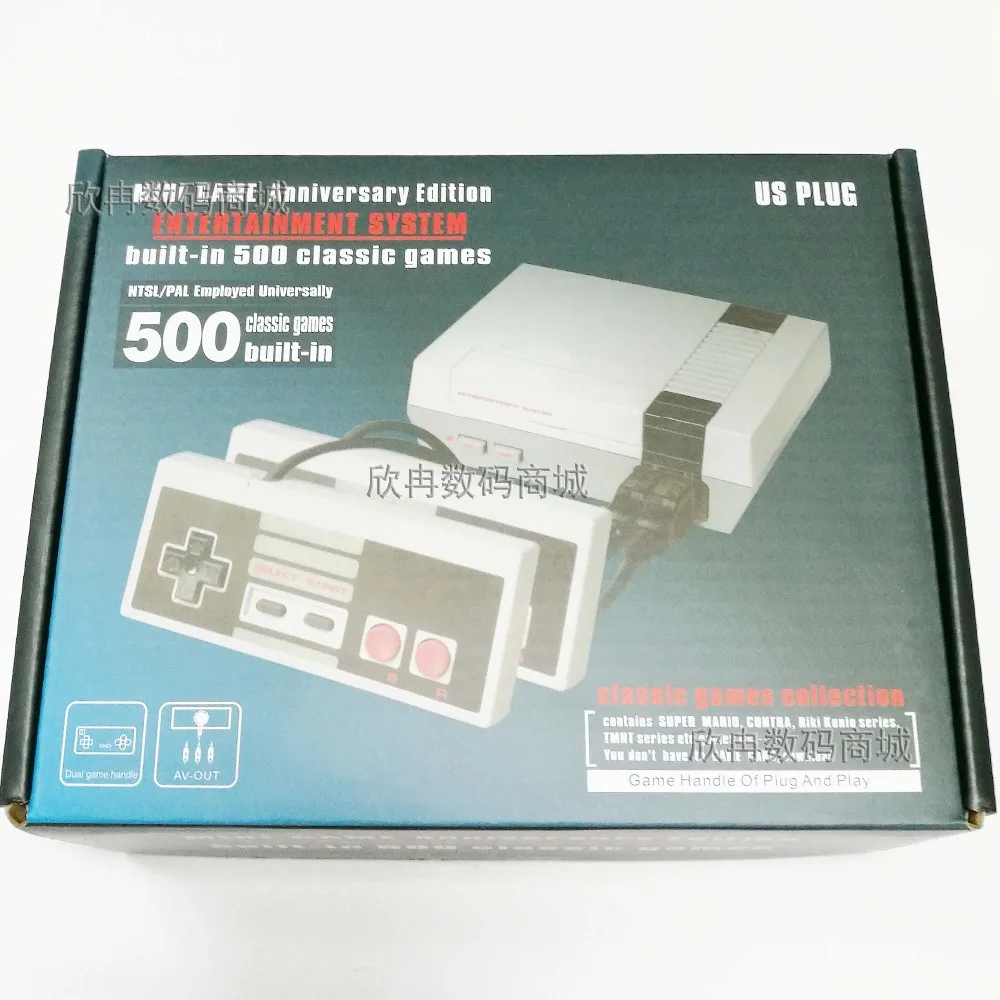 

HD AV Output Mini TV Handheld Game Console Video Game Console with 500 Different 8 Bit games Built-in for 4K TV PAL & NTSC