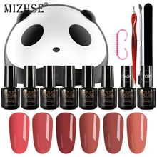 MIZHSE акриловый набор для ногтей Маникюрные наборы для гелевых ногтей с УФ-светодиодный лампой электрические инструменты для сверления ногтей набор для маникюра