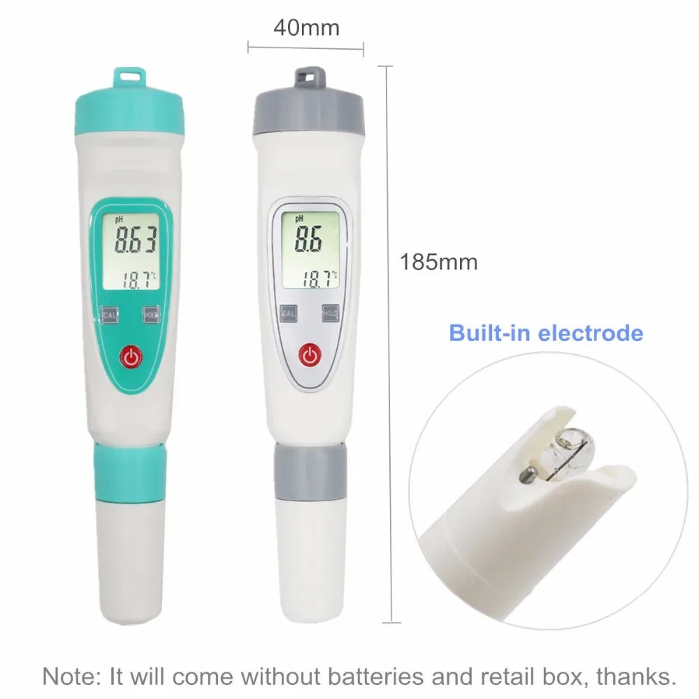 Портативный 0,01 PH тестер PH измеритель температуры Тип ручки точность качества воды монитор тестер для бассейнов, аквариумов