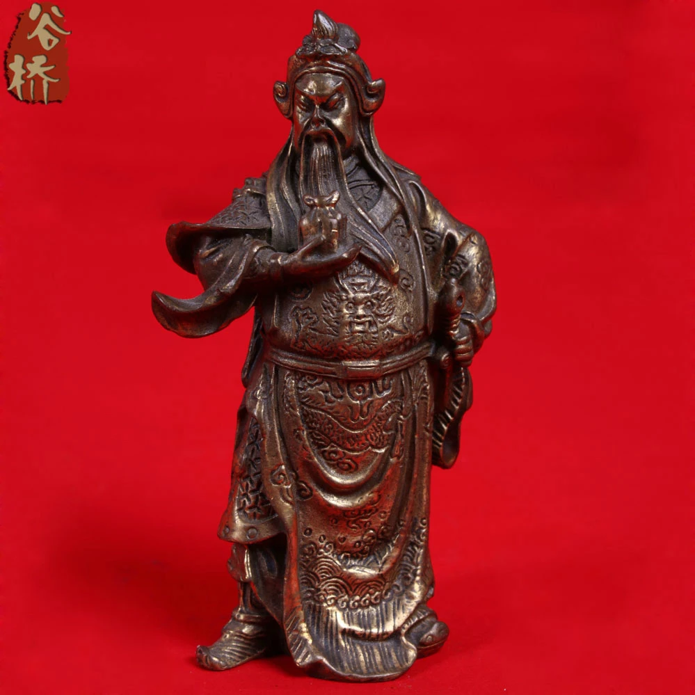 

Bronze sculpture, guan gong decoration crafts mammographies bronze statue of guan gong copper bronze guan gong decoration
