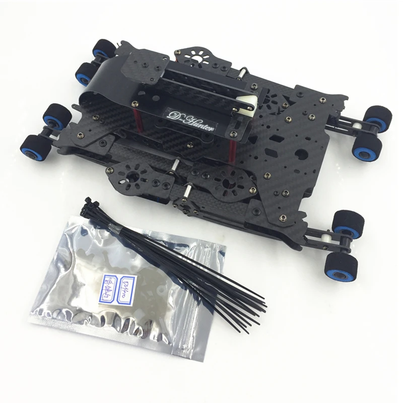 

Mini DH410 FPV Folding Carbon Fiber Quadcopter Frame FPV with Retractable Landing Skid 410mm Wheelbase for DIY Racing