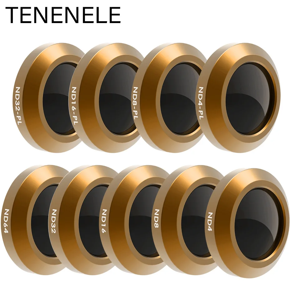 

For Mavic2 Zoom Drone Filter Neutral Density Camera Filter Set For DJI Mavic 2 Zoom ND 4 8 16 32 64/PL Filter Accessories Golden