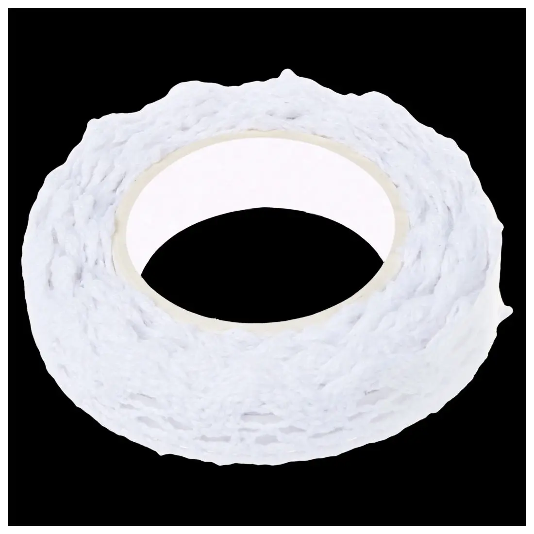 

Hot 5pcs 1.7M Roller Lace Decorative Ribbon Adhesive Sticker Gift Masking Tape White