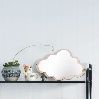 Ins conejo exclusiva corona Cisne decoración de la habitación de espejo de acrílico auto-adhesivo punto espejo de pared de Espejos decorative Para Paredes