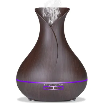 

VVPEC 400ml hot-selling wood grain essential oil aroma diffuser aromatherapy diffuser mist diffuser for home office