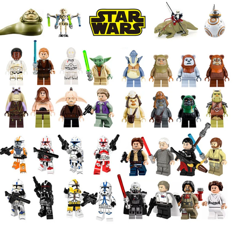 

Legoing Star Wars General Grievous Sith Trooper Grievous Han Solo Maz Anakin Darth Vader Yoda Starwars Figure Block Toy Legoings