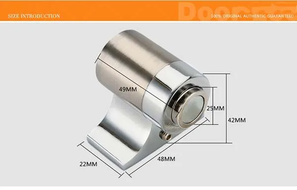 Высококачественная атласная отделка ограничитель открывания двери с магнитом двери касания KF224