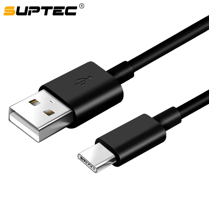 SUPTEC usb type C 2A Быстрая зарядка USB кабель для передачи данных для samsung galaxy s9 s8 huawei P20 Oneplus 6 xiaomi зарядное устройство USB-C шнур для передачи данных