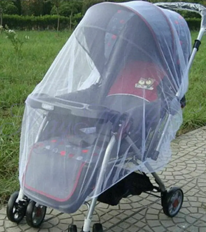 1х Whtie новый бренд новорожденного малыша для детских ходунков Crip сетка коляска Москитная сетка насекомых безопасная сетка Багги белый