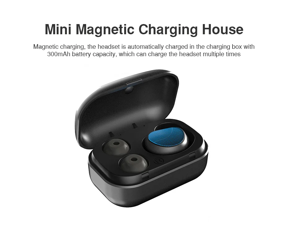 Mini Invisible Bluetooth Earphone Bluetooth Headset Single Wireless Earbud Charging Box Hands-free For Phone Sport Music (12)