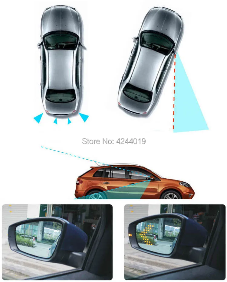 SmRKE для Skoda Octavia 13-14 Автомобильное зеркало заднего вида с широким углом Hyperbola Blue mirror Arrow светодиодный сигнальный сигнал поворота