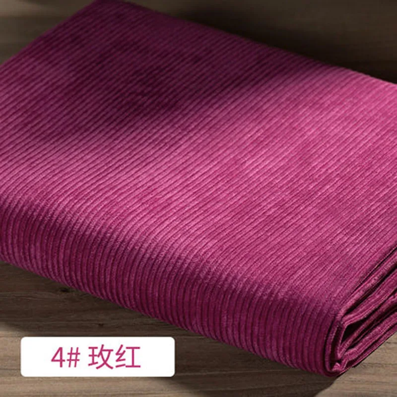 100 см* 150 см 8 нейлоновая полиэфирная Вельветовая ткань без растягивания однотонная одежда диванные подушки ткань ручная работа сделай сам - Цвет: 4