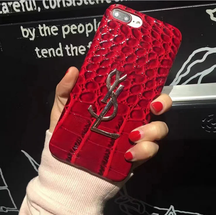 2017 New Arrival For iPhone 7 case Women's fashion darling limited edition lipstick Y&ampS&ampL Fashion crocodile texture |