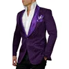 Hot Sale 9 Colors Men Wedding Suits 2022 Slim Fit Groom Tuxedos Groomsman Blazer suits for men 2 piece (Jacket+Pants)  ► Photo 3/6