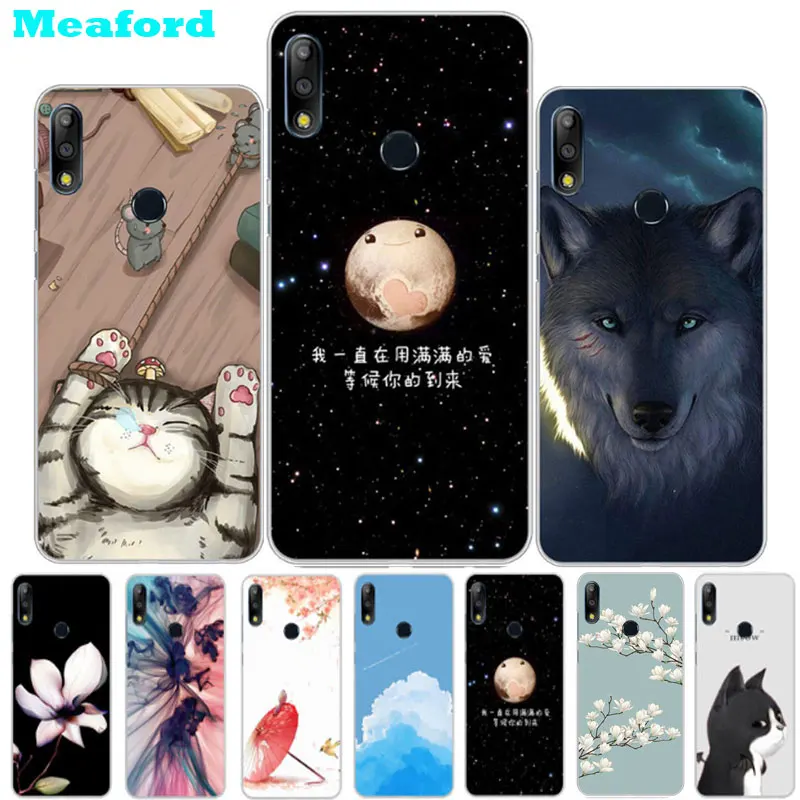 

Phone Case For Asus Zenfone Max Pro M2 ZB631KL Case 6.3" Printed Soft Silicone Back Cover For Asus Max Pro M2 M 2 ZB631KL Case