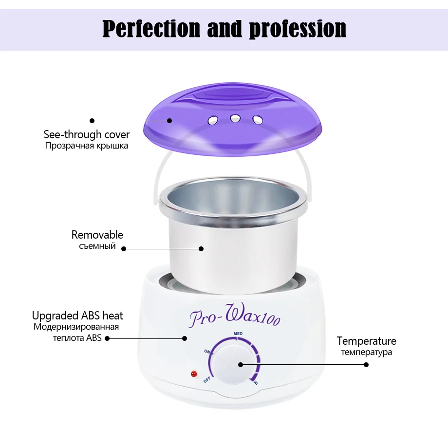 Эпиляция электрический нагреватель для воска машина нагреватель восковых бобов 20 шт. наклейки бикини комплекты для удаления волос восковой набор