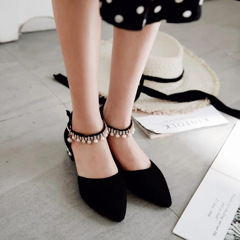 BLXQPYT sandalias mujer Для женщин летние сандалии Med каблуки sapato feminino Свадебные вечерние туфли женщина размер 31–45 7696-5