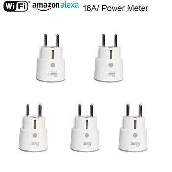 

NEO Coolcam Smart Plug WiFi Socket 3680W 16A Power Energy Monitoring Timer Switch EU Outlet Voice Control by Alexa Google IFTTT