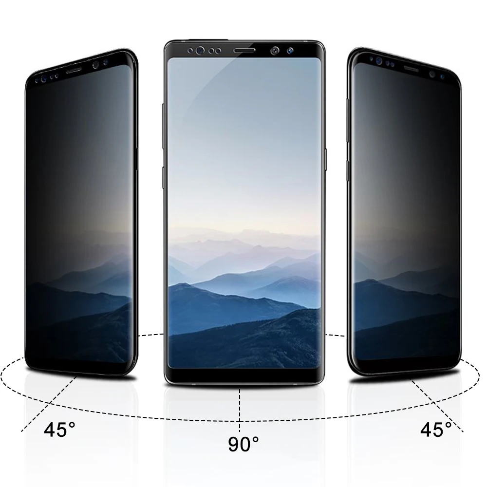 GerTong 3D протектор экрана для samsung Galaxy S8 S9 Plus анти шпион конфиденциальности Защитное стекло для samsung Note 9 8 закаленное стекло