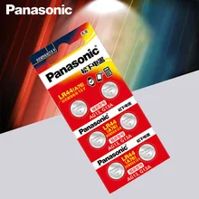 Panasonic 6pc 1,5 V кнопочный элемент Батарея lr44 Литиевые Батарейки-таблетки A76 AG13 G13A LR44 LR1154 357A SR44