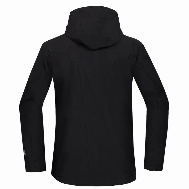 Человек Softshell Пеший Туризм куртка ветрозащитный Водонепроницаемый руно Открытый