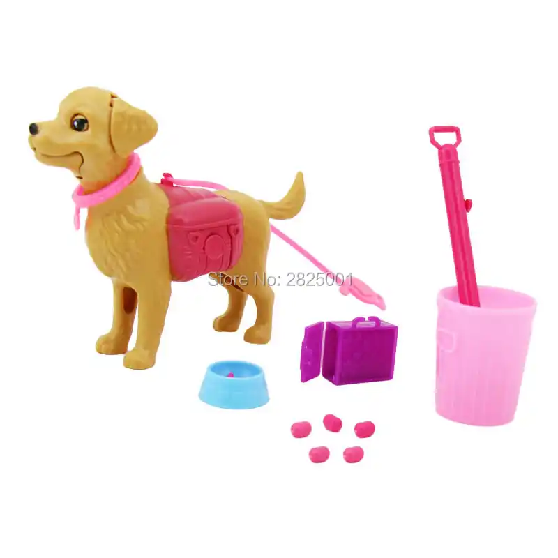Doll Clothes DollHouse Gift Pet Dog Feeding Bike Bicycle Accessories For 12 in
