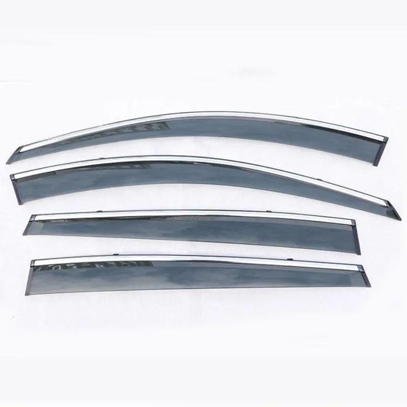 

4Pcs Window Visor Rain Sun Shield Guard Deflector Trim Decoration Fit For Toyota RAV4 2016 2017 2018 Car Styling Accessories