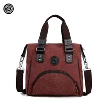 Original jinqiaoer taomaomao frauen wasserdichte leinwand umhängetasche hand taschen weiblichen casual reisetaschen mode-stil
