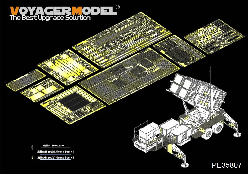 Knl хобби Voyager модель PE35807 современные американские военные MIM-104C Патриот платформы запуска основные преобразования штук