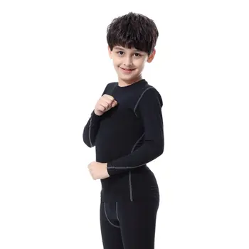 

Kids Boys Girls Compression Base Layer Skins Tee Thermal T- Shirt Quick-drying Clothes