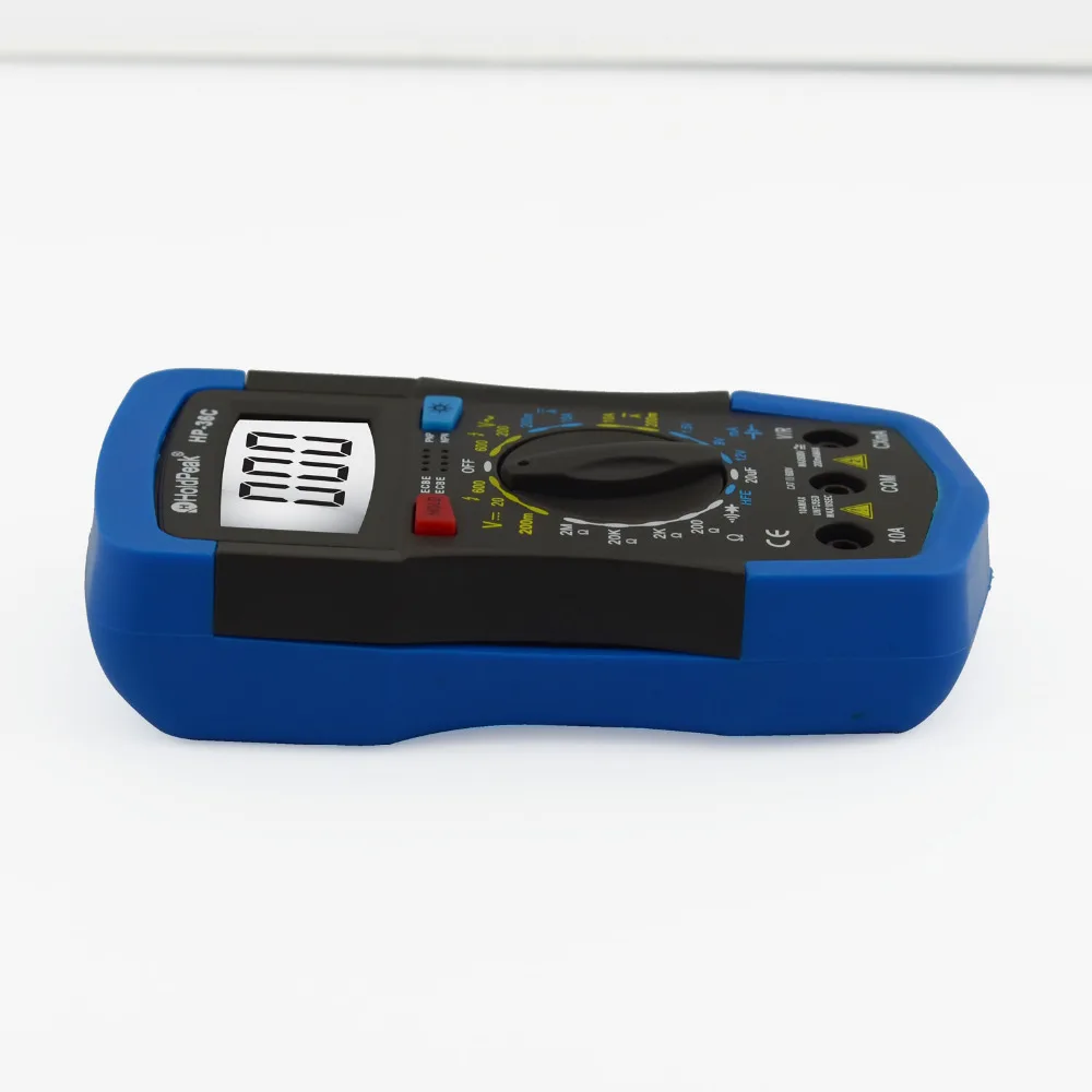 Цифровой мини мультиметр HoldPeak HP 36C AD/DC с ручным диапазоном/портативный цифровой
