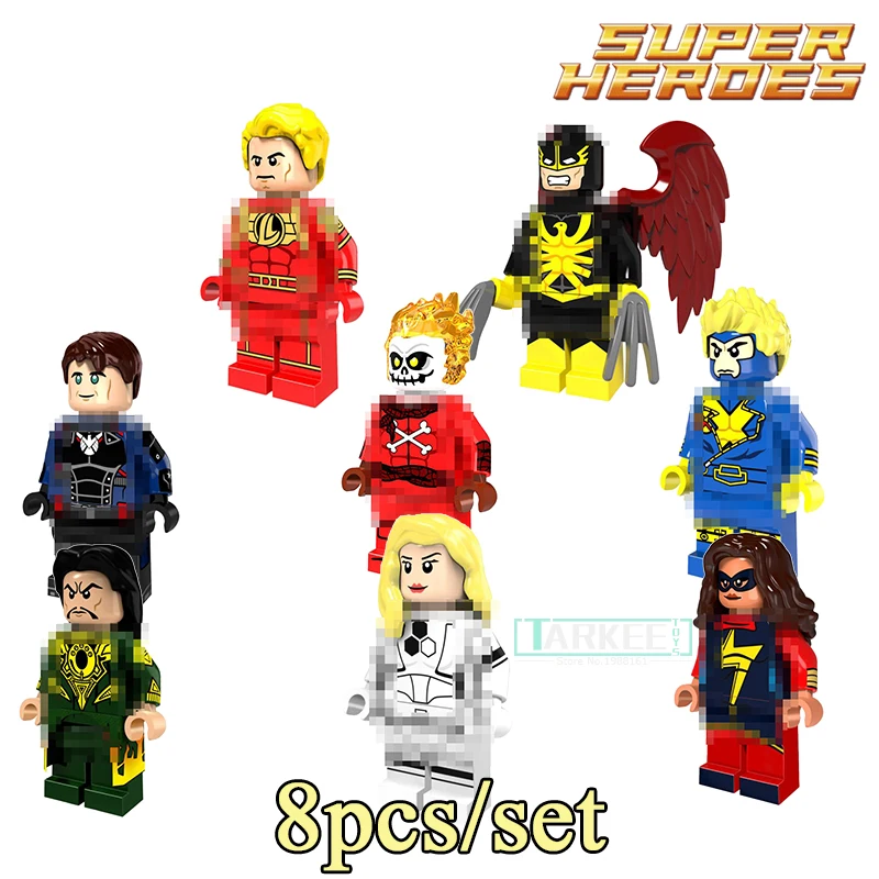 Building Blocks PG8065 Commissioner Maes Mandarin Fire Skull Super