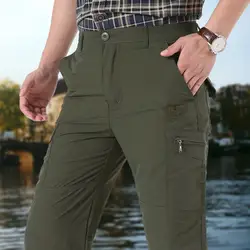 MRMT 2019 брендовые Весенние новые мужские брюки быстросохнущие спортивные штаны дышащие брюки для мужчин с несколькими карманами прямые