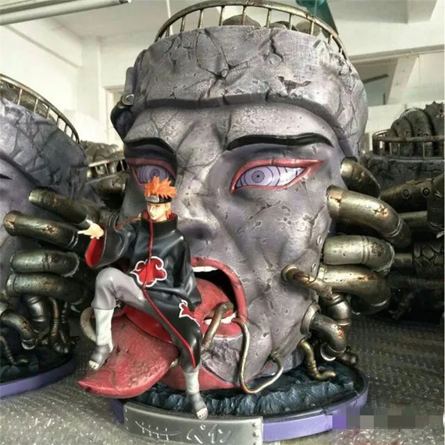 20.87"Statue NARUTO Anime Figure Gargoyle Pein Bust Pain Akatsuki Head