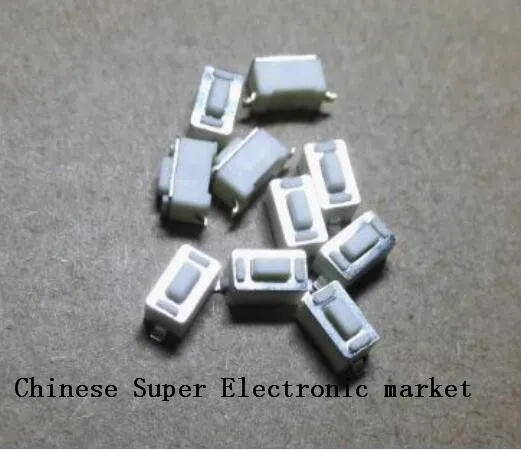 

100PCS 3*6*4.3mm 3x6x4.3mm white SMD push button switch microswitch Tact Switch