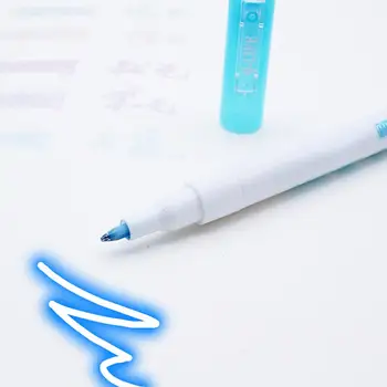 

Fiber Head Fluorescent Marker Double Line Student DIY Creative Candy Color Hand Copy Painting Account Mark Greeting Card Pen