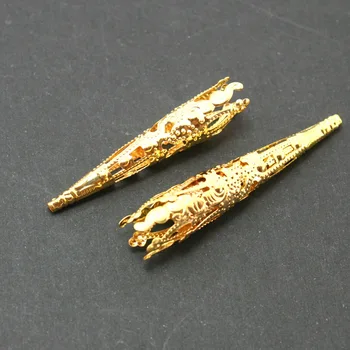 

New Arrival 6pcs/lot Gold/Rhodium/Antique Brass Flower Beads Cap Beads Cap For Jewelry DIY Finding Making