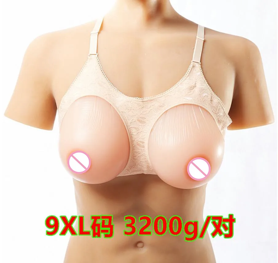 Силиконовые Поддельные Ложные груди Трансвестит силикон форма груди грудь силиконовая грудь протез 3200 г HH/I/J/K/ L Бесплатная доставка