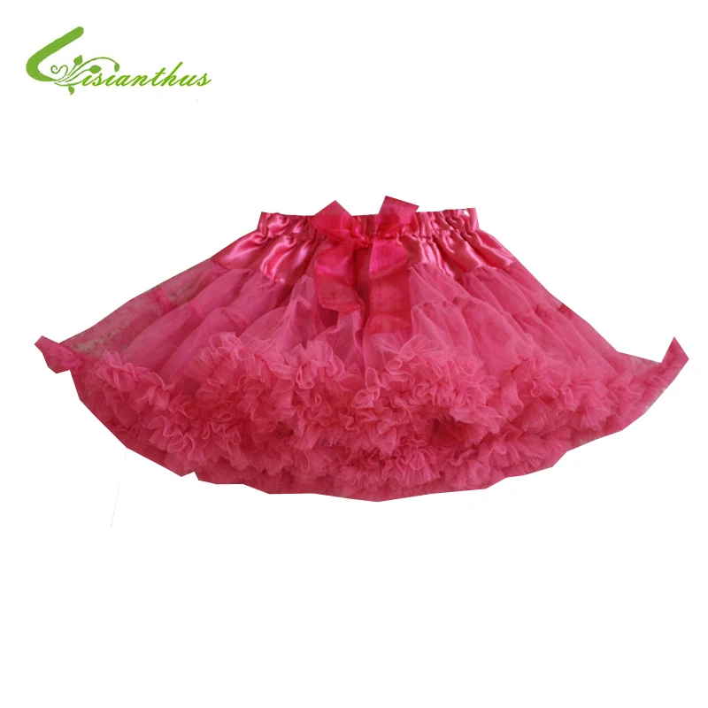 Юбка-американка с оборкой в стиле одежды для принцессы шифоновая юбка-пачка детское бальное платье для вечеринки костюм балерины летняя одежда прямая
