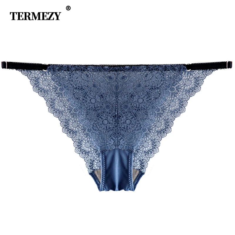 Termezy Sexy Women Lace Underwear Panties Thongs G Strings Thongs 