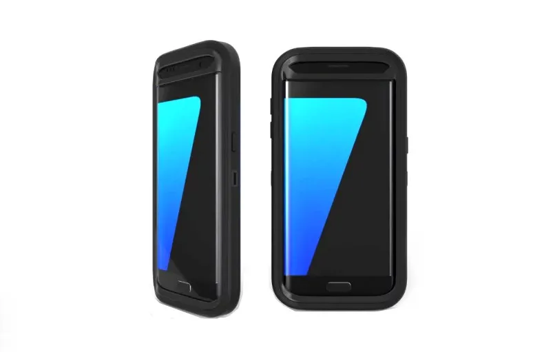 Гибридный защитный чехол для samsung Galaxy S7 S7 Edge, мягкий силиконовый Жесткий пластиковый Чехол на заднюю панель мобильного телефона для Galaxy S7 S7 Edge