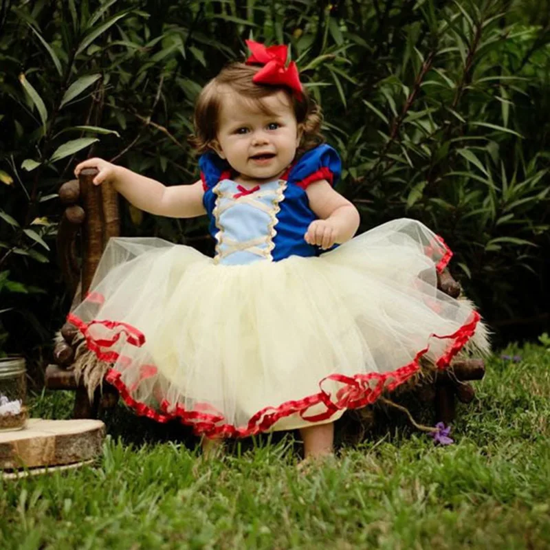 

Halloween Party Pincess Dresses for Children Girl 12M to 4T Kid Performance Custom Suit Girl Cartoon Dresses