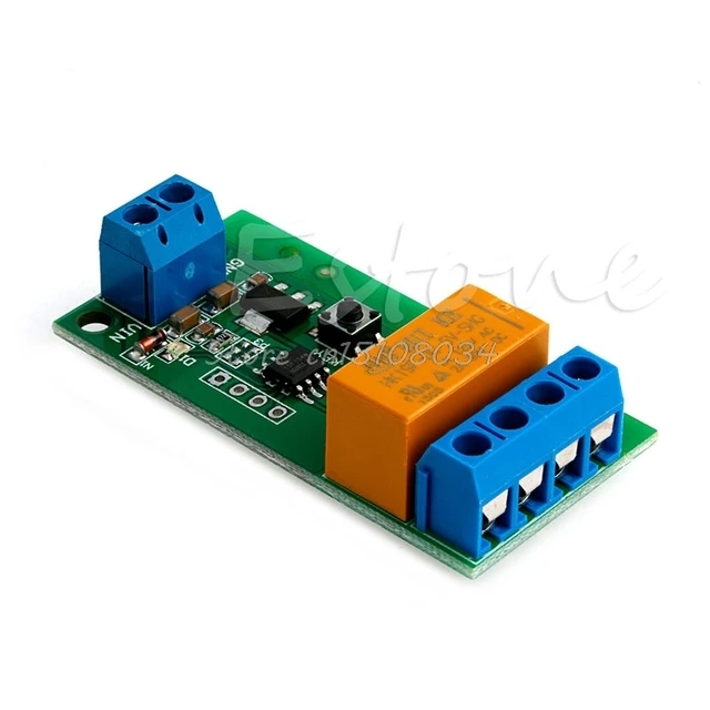 DC 5V12V Motor Reverse Polarity Cyclic Switch Timer Time Repeater Delay Relay S08 Drop shipin