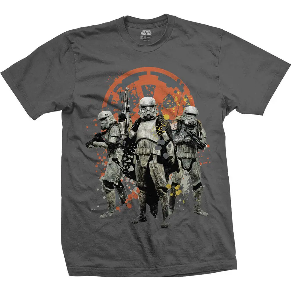Звездные войны Хан Solo Movie Troopers серая мужская футболка бесплатная доставка Harajuku