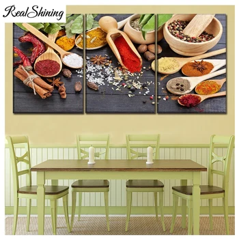 

Diy Diamond Embroidery,Spoon Grains Spices,5D,Diamond Painting,Cross Stitch Modular Picture Kitchen & Restaurant Decor FS3417