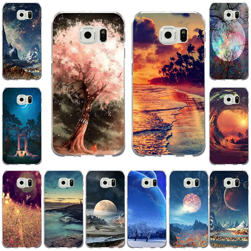 Мягкий чехол из ТПУ для телефона Samsung Galaxy S3 S4 S5 Mini S6 S7 S8 S9 S10 Edge Plus Lite Note 5 8 9 оболочка
